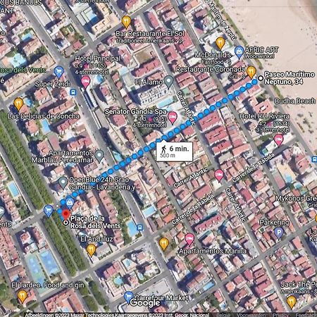 Jardin 5 Playa De Gandia - No Fiestas - Con Wifi Apartment Ngoại thất bức ảnh